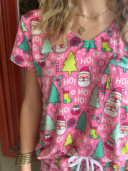 Pink Christmas Pajamas