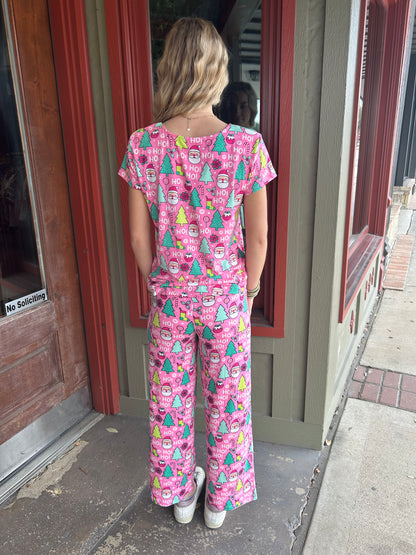 Pink Christmas Pajamas