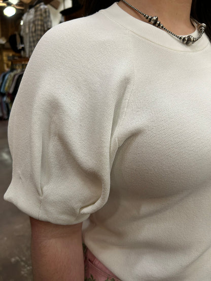 Clair Sweater Top - Cream