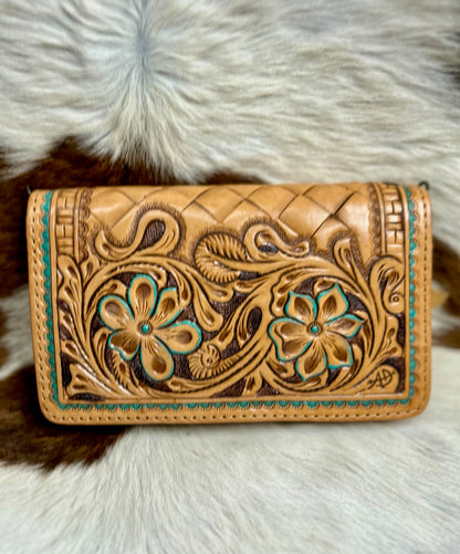 Tooled Book Wallet