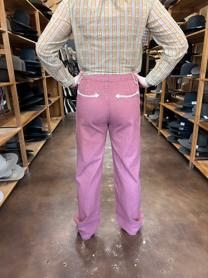 Smiley Pants - Rose