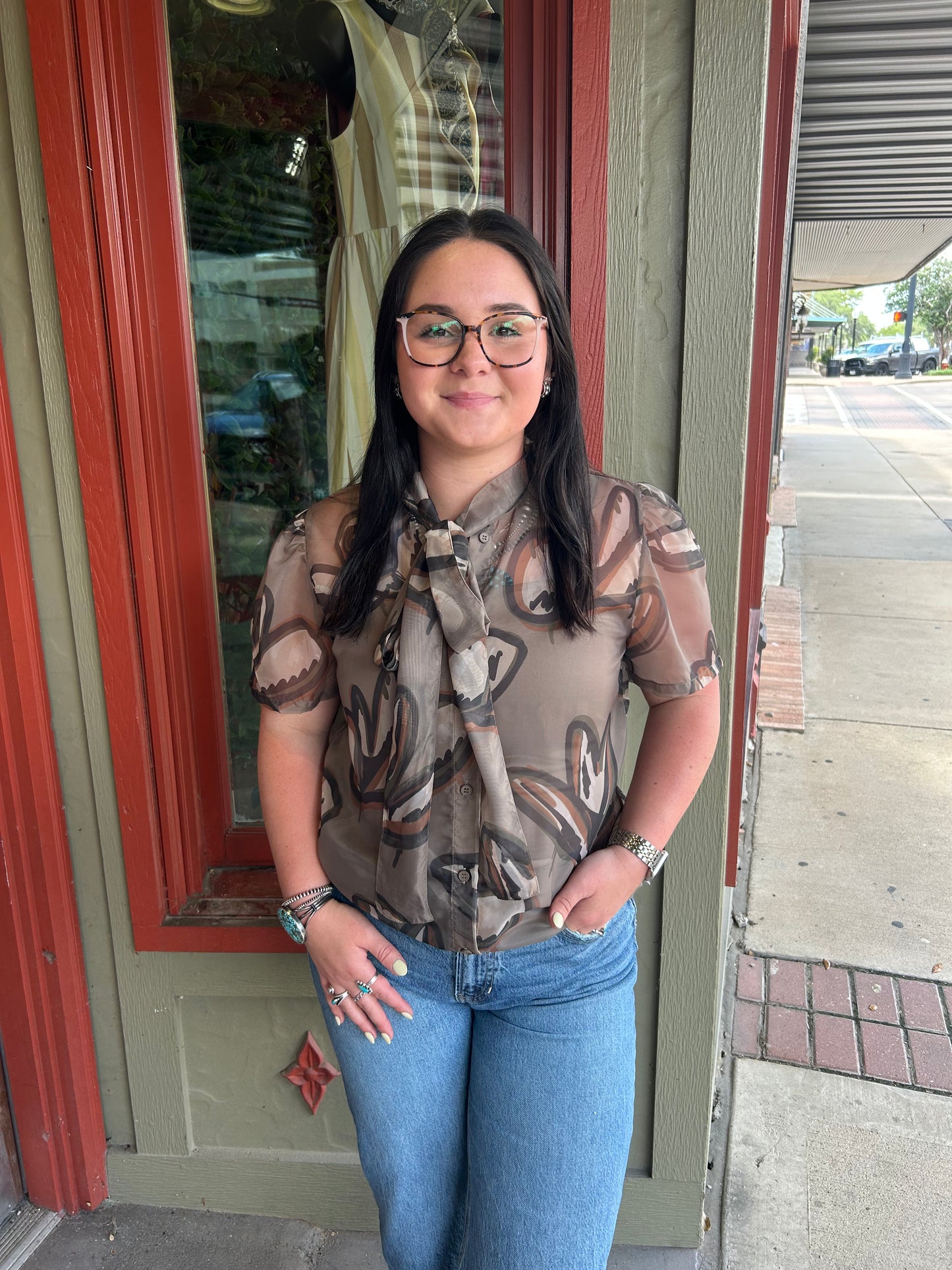 Ten Gallon Drip Blouse