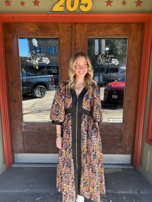 Parson's Paisley Dress