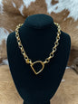 Sideways Small Sturrup Necklace