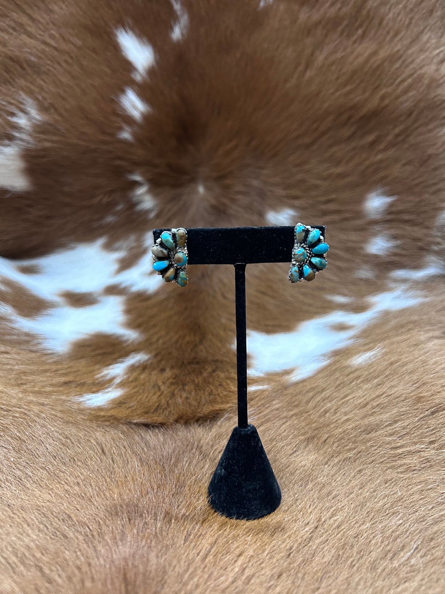 1/2 Cluster Stud - Green