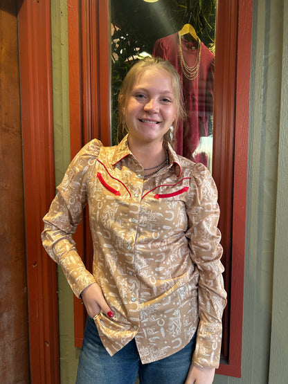 Sagebrush Shirt - Cowboy Feather