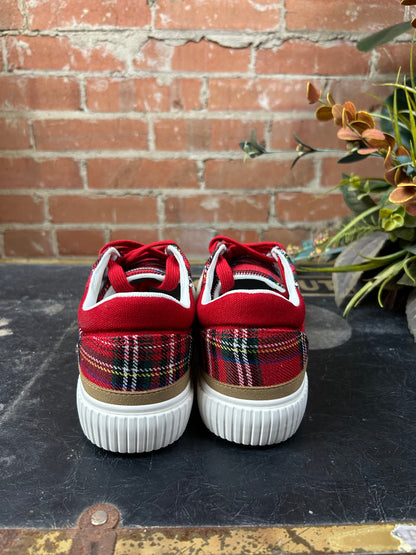 Thats Her Sneaker - Red Plaid
