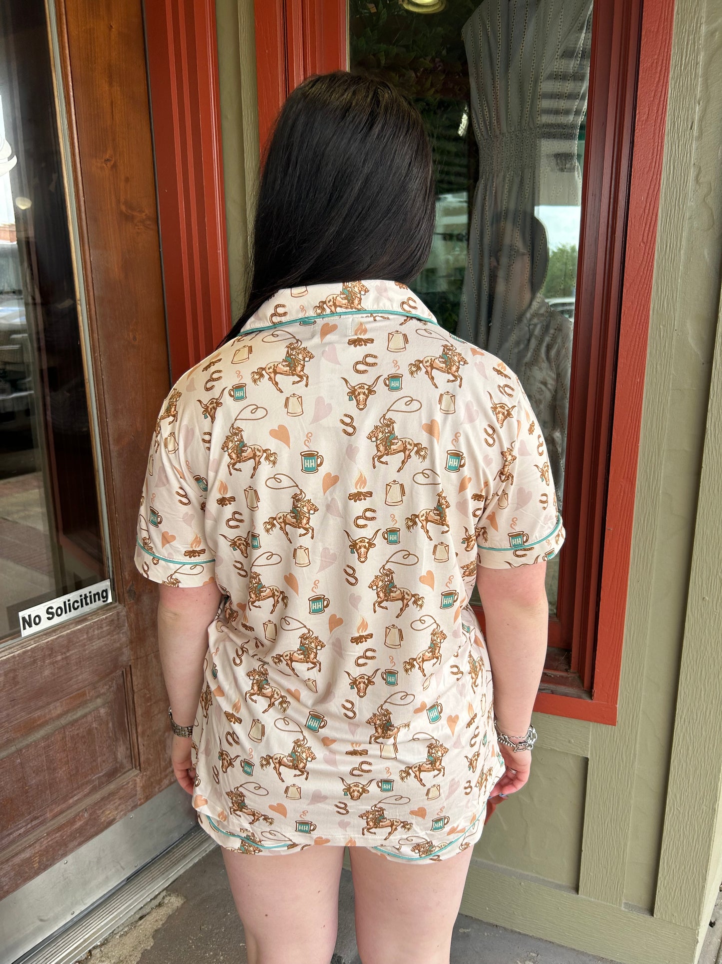 Coffee Cowgirl Pajamas