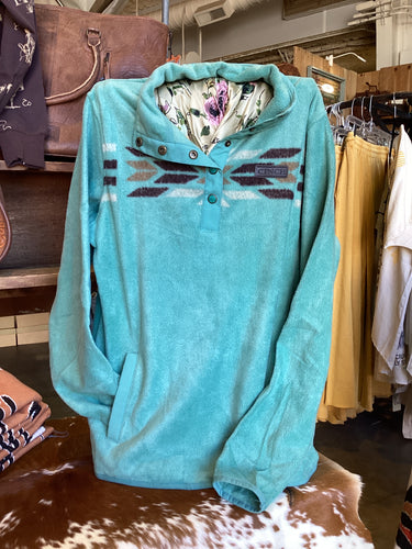 Turquoise Polar Fleece