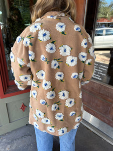 3D Flower Coat