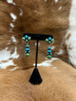 Green-Blue Turquoise Drop Earring