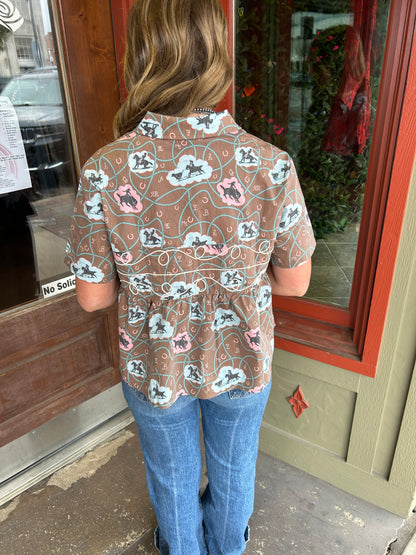 Bronc Loopty Lou Top
