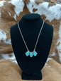 3 Stone Necklace - Red River