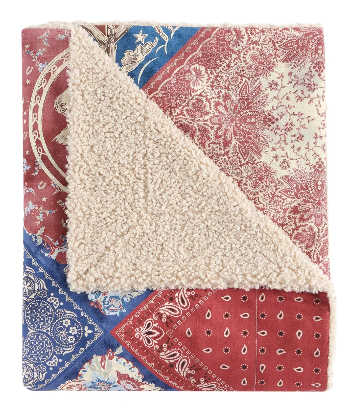 Patchwork Bandana Throw