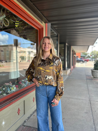 Oil Camp Blouse