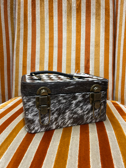 Checkered Top Jewelry Box