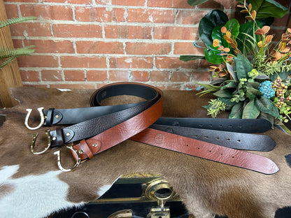 Gold Horton Horseshoe Belt