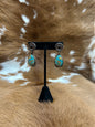 Leather & kingman Earring