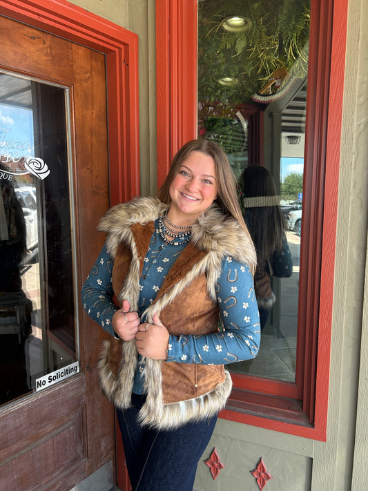 Luxe Vest - Cinnamon