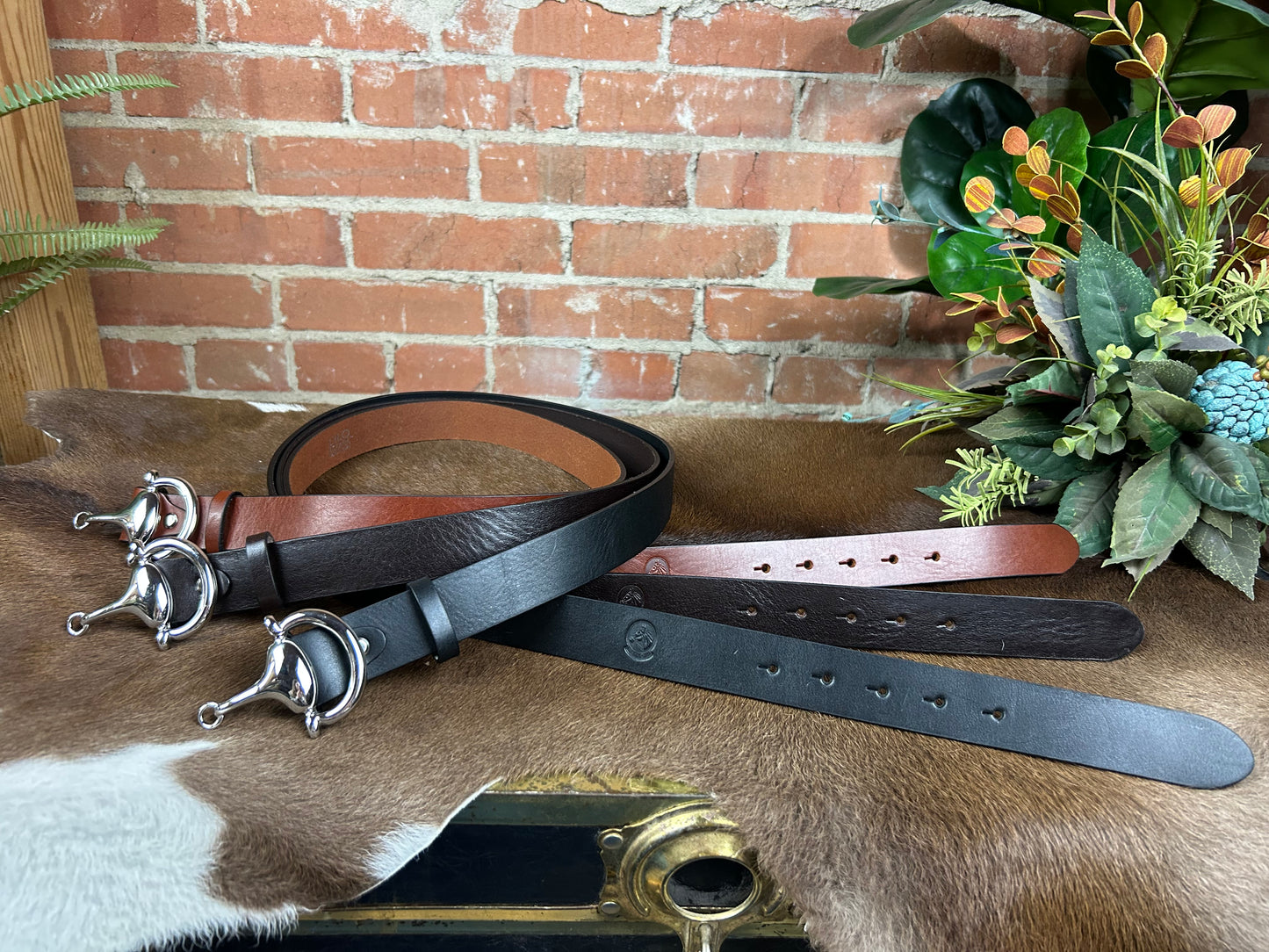 Silver Baby Bosca Bit Belt