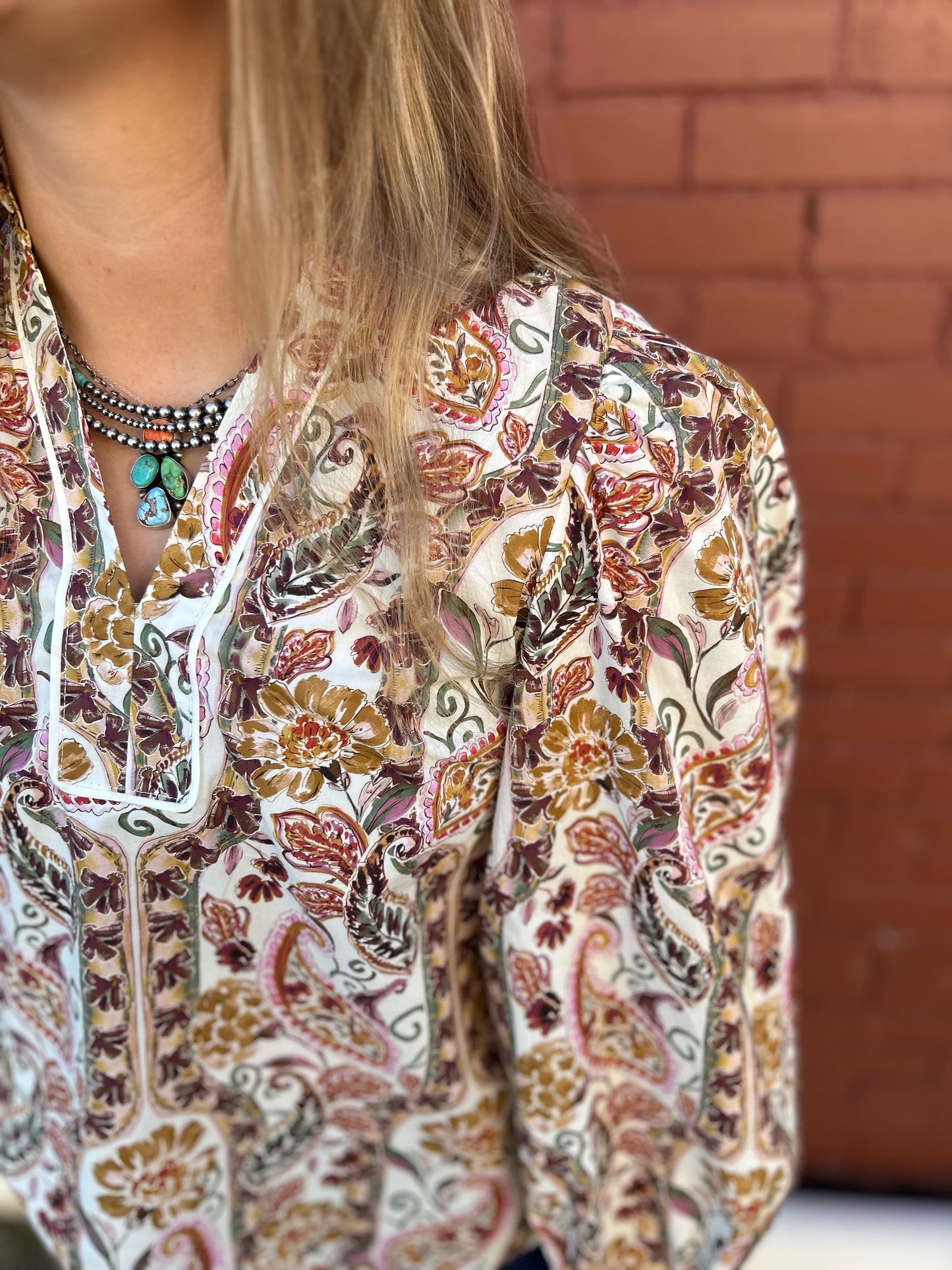 Fall Paisley Top