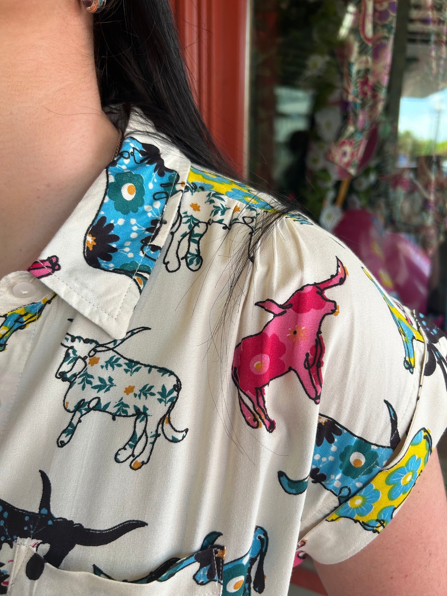 Floral Arty Top