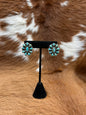 10 Stone Cluster Earring