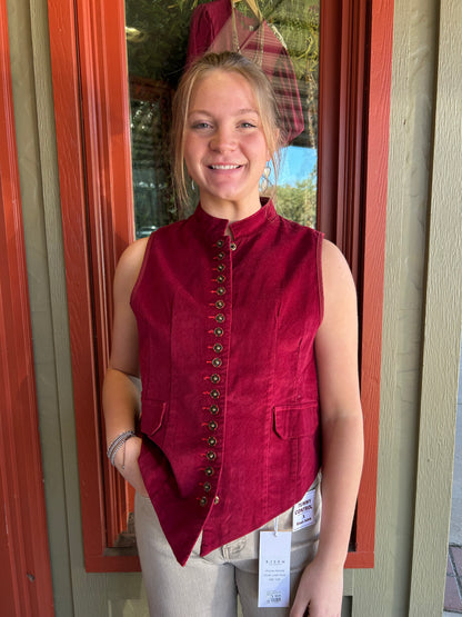 Mesmerized Vest - Scarlet