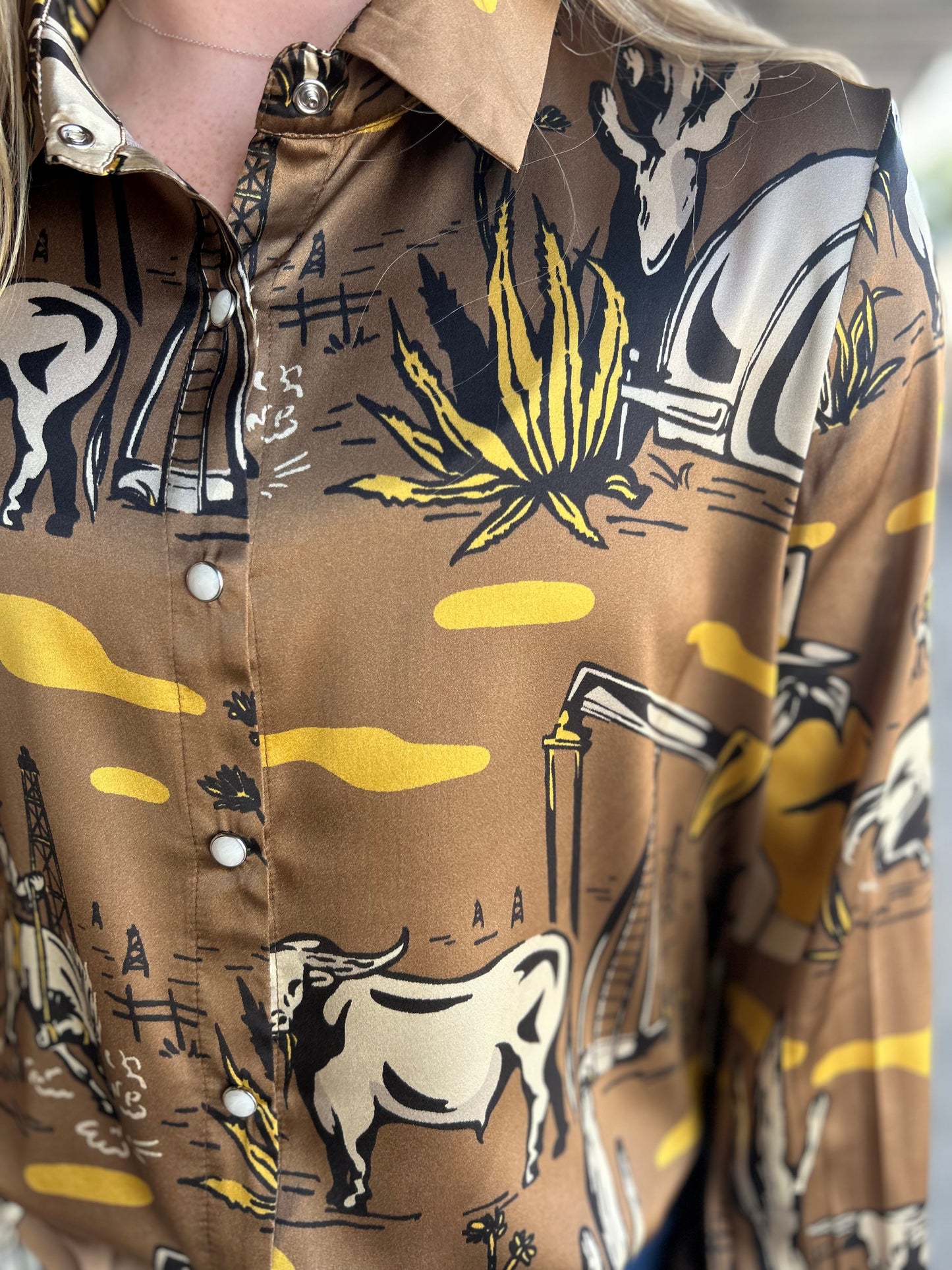 Oil Camp Blouse