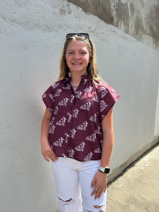 Reveille Poplin Blouse