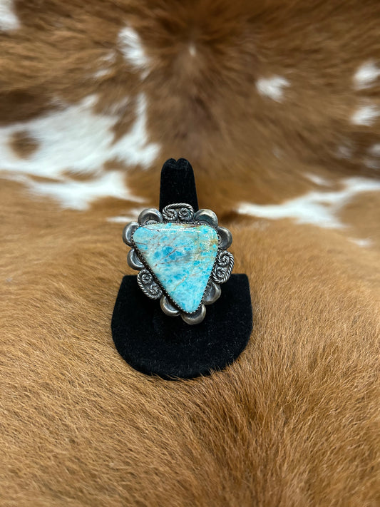 Triangle Turquoise Ring