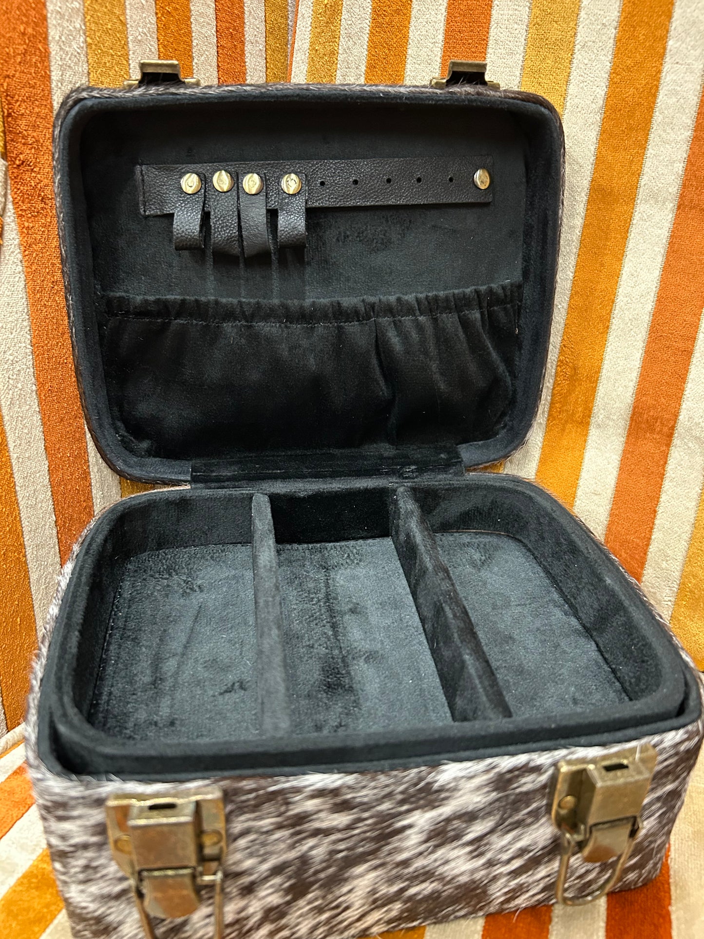 Checkered Top Jewelry Box