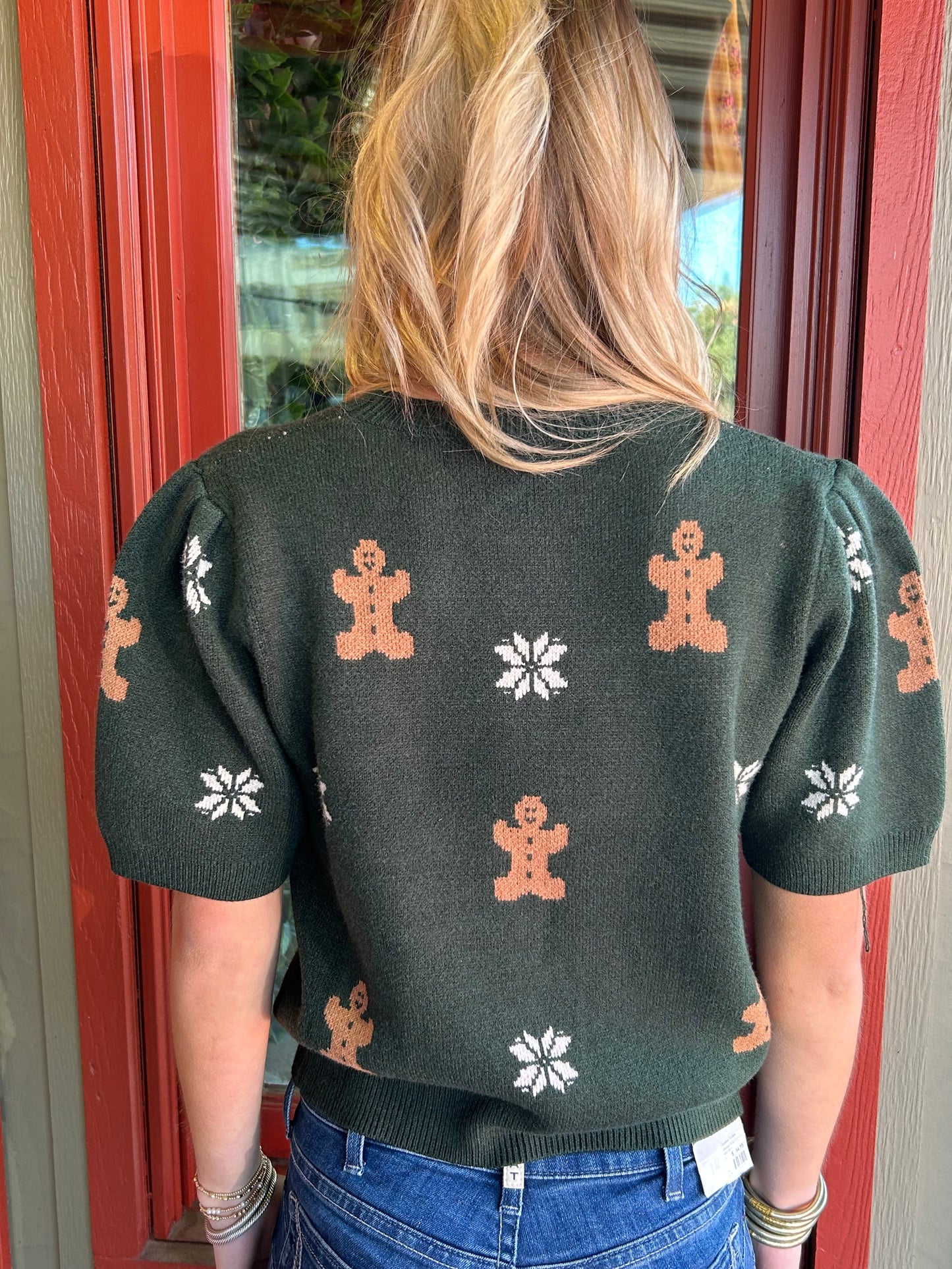 Gingerbread Sweater Top