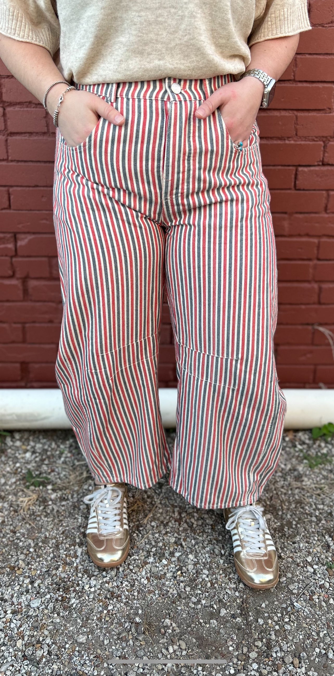 Rouge Sail Barrel Jean