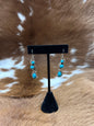 Whimsy 3 Stone Drop Earring