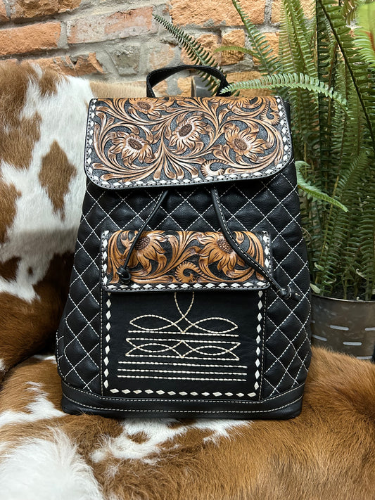 Quilted Backpack