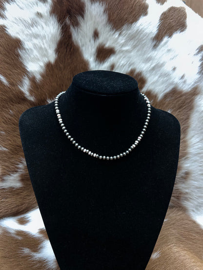 5mm Pink Conch Navajo Necklace