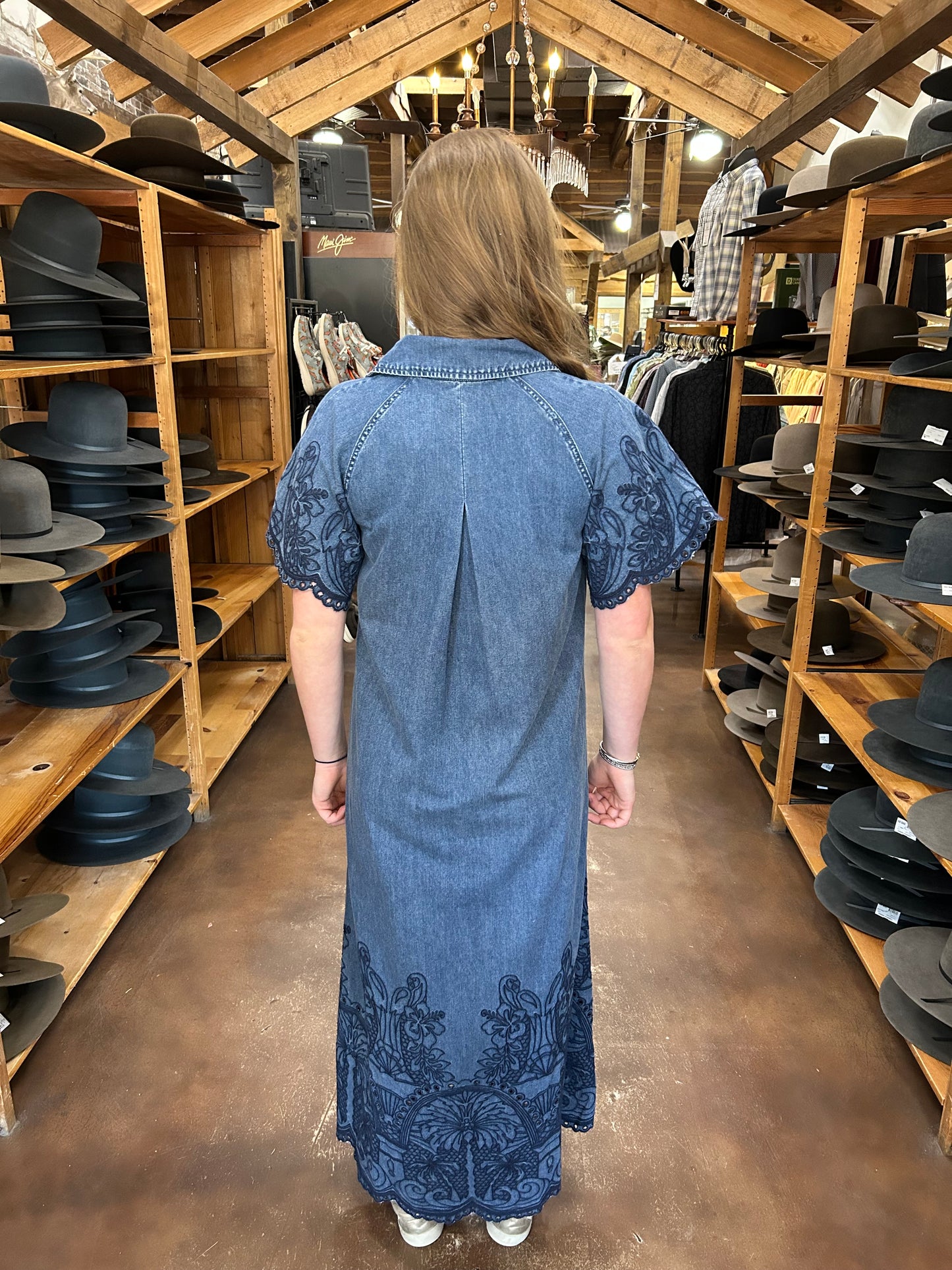 Denim Maxi Dress