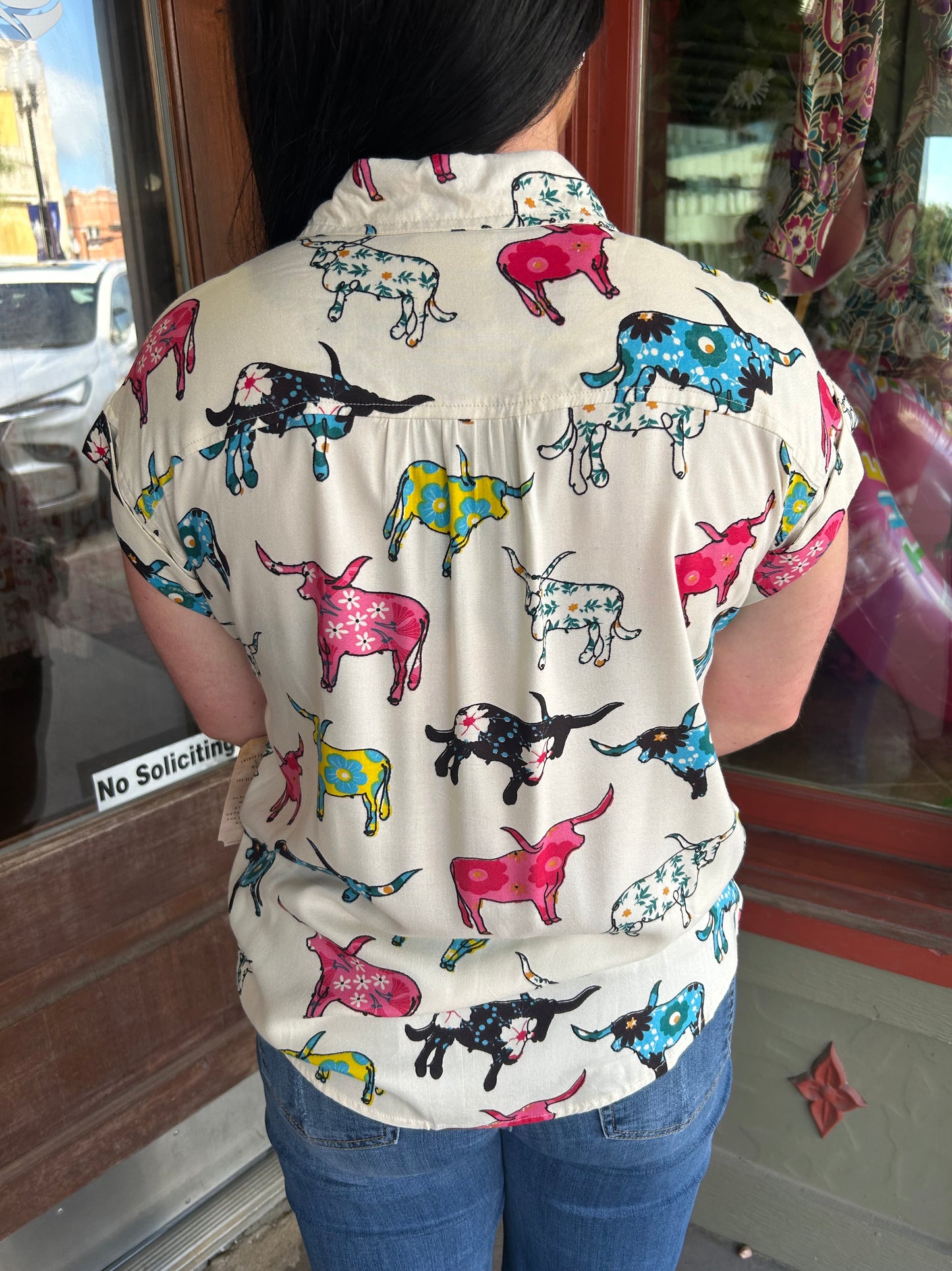 Floral Arty Top