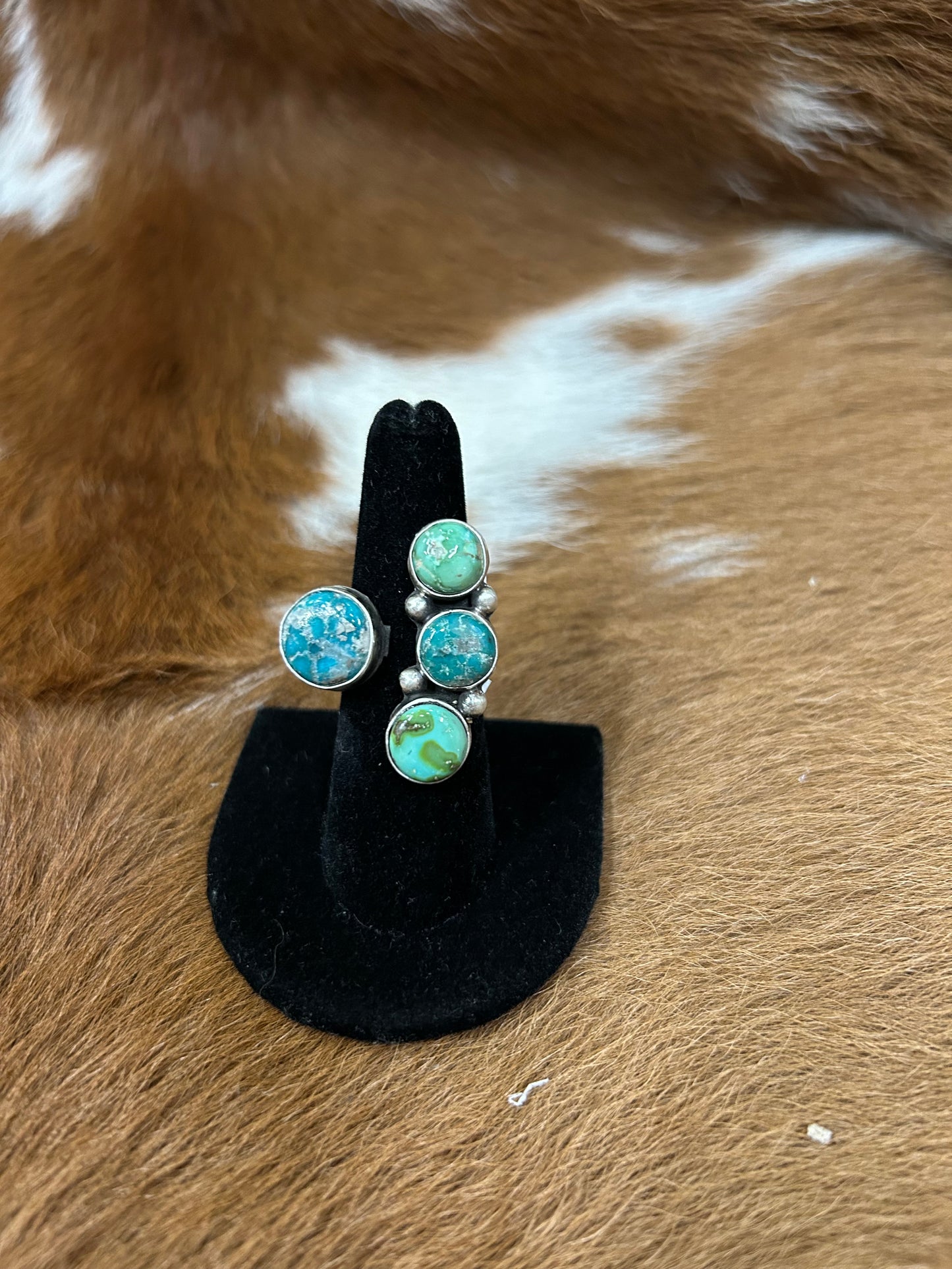 4 Stone Adjustable Ring