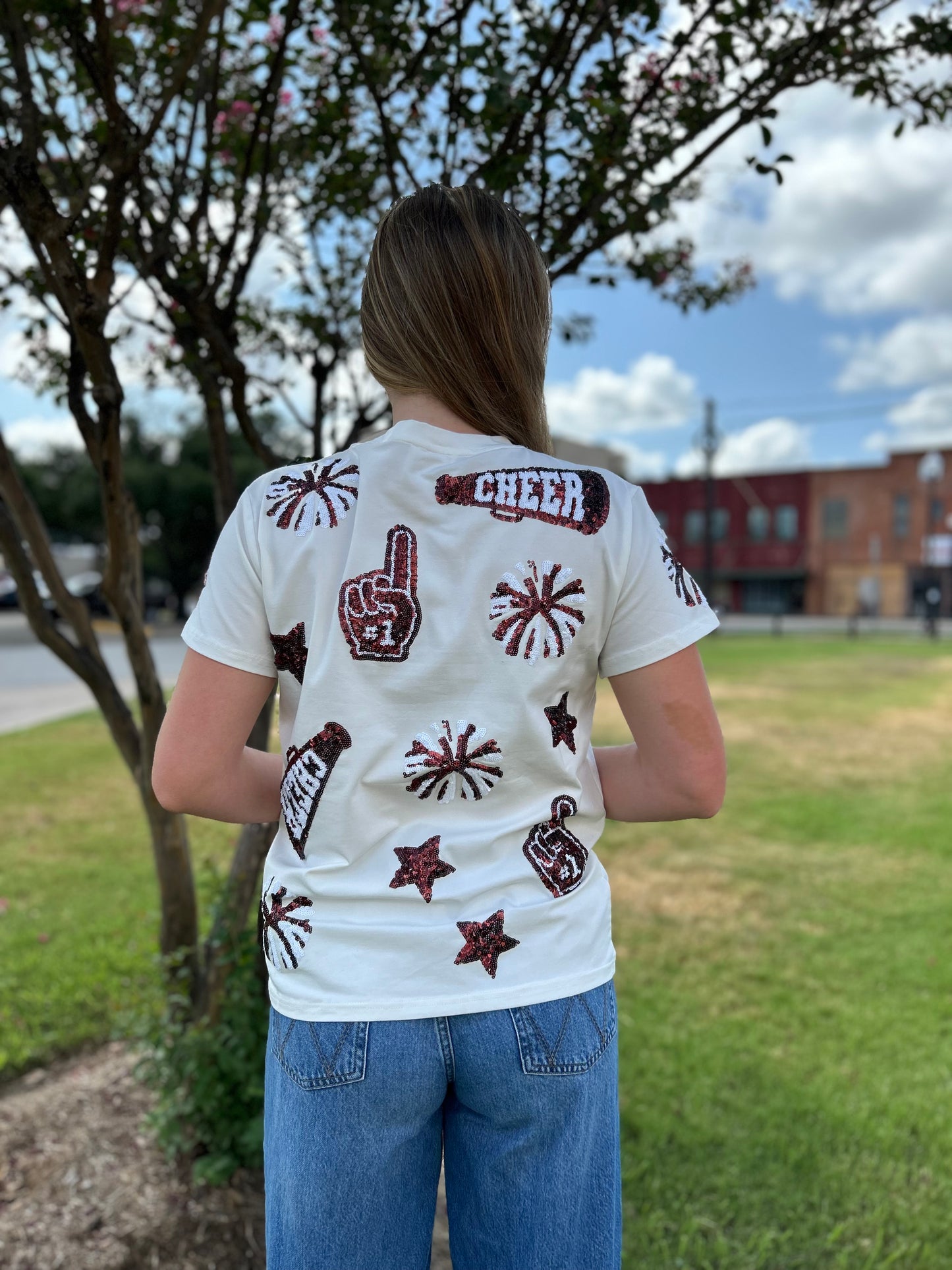 Cheer Sequin Top