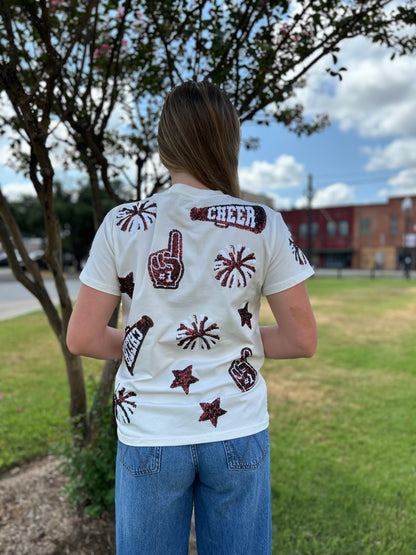 Cheer Sequin Top