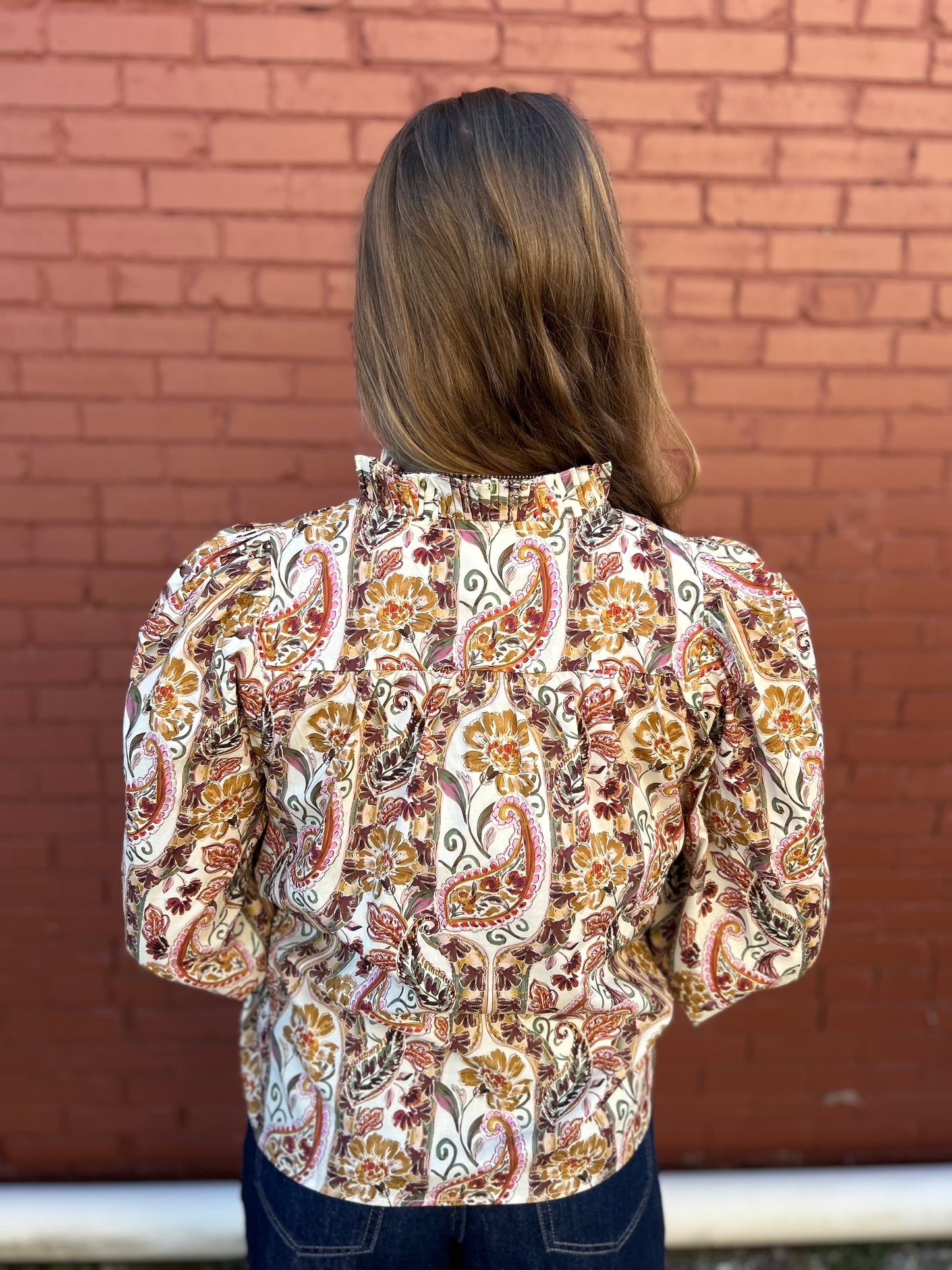 Fall Paisley Top