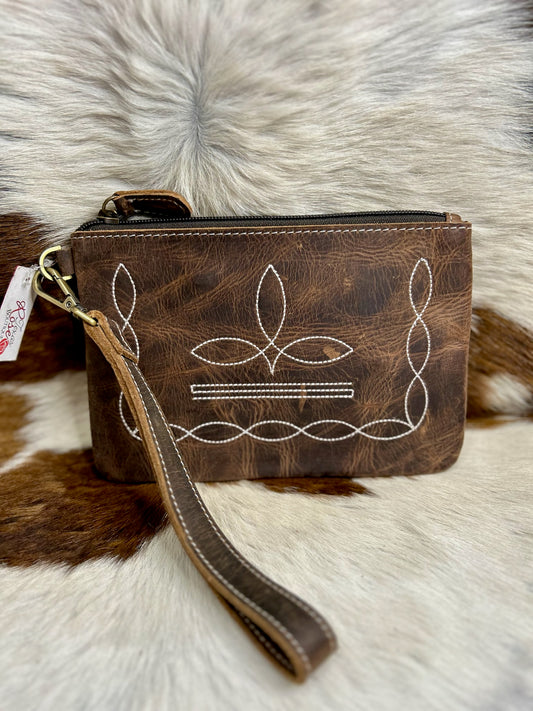 Bootstitch Wristlet
