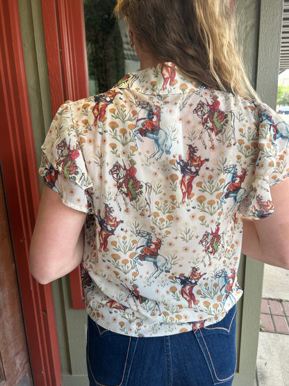 Tinsley Shirt - Ivory Cowboy