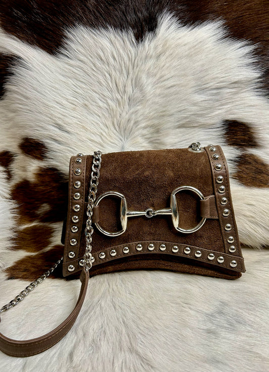 Rough Out Sanffle Bit Purse