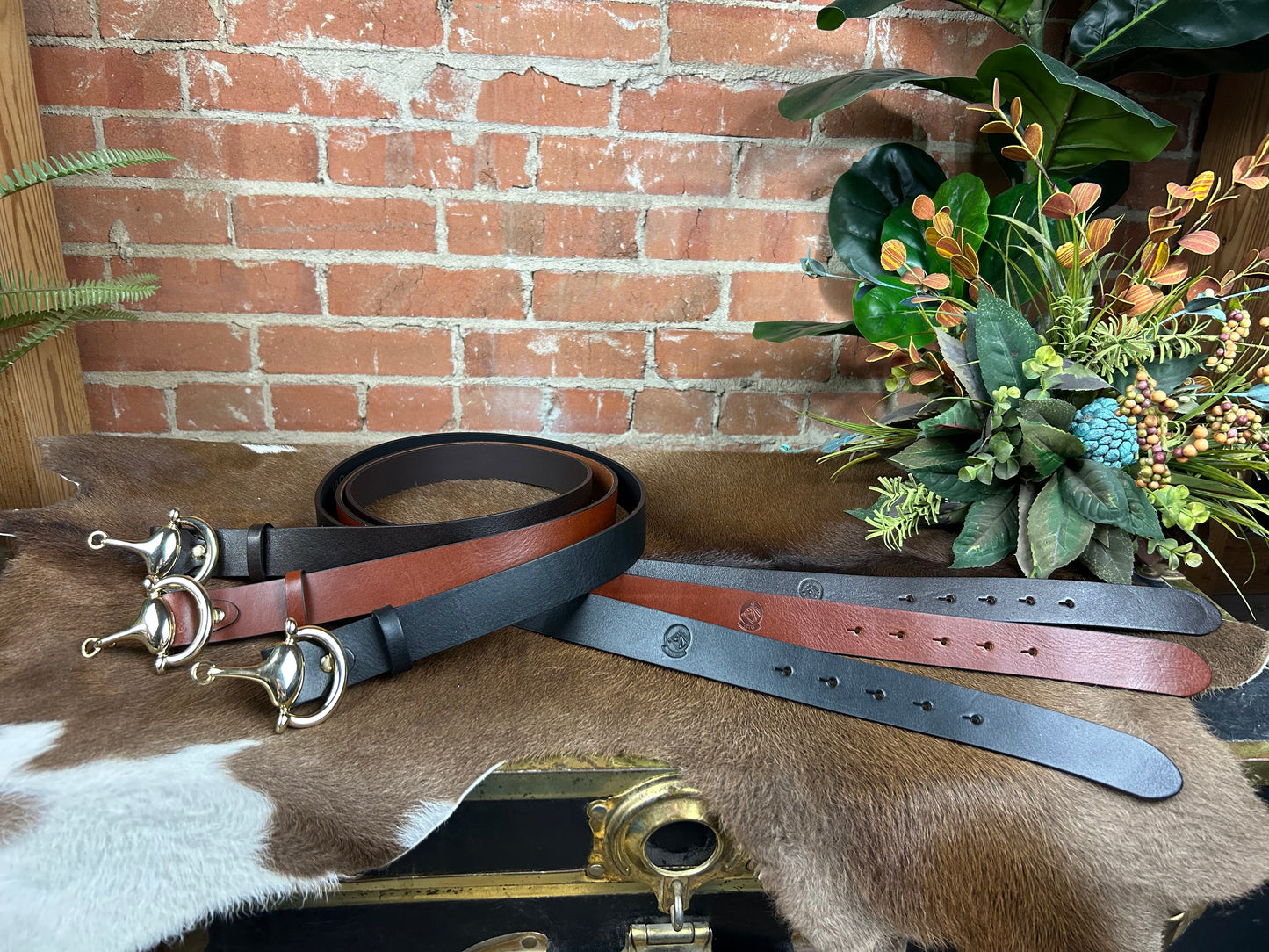 Gold Baby Bosca Bit Belt