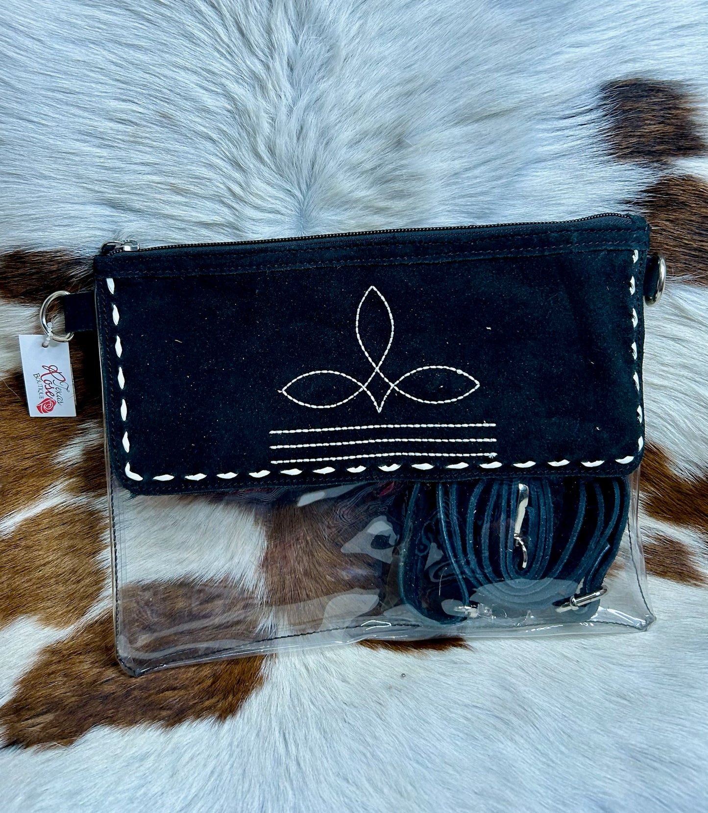 Clear Bootstitch Purse