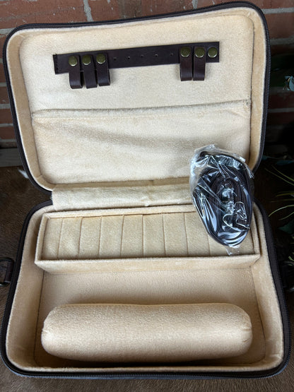 2 Layer Cowhide & Tooled Jewelry Box