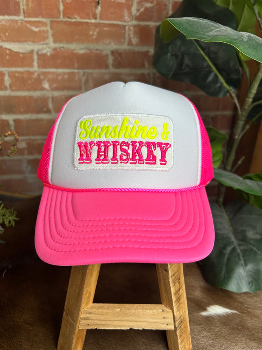 Sunshine & Whiskey Trucker Cap